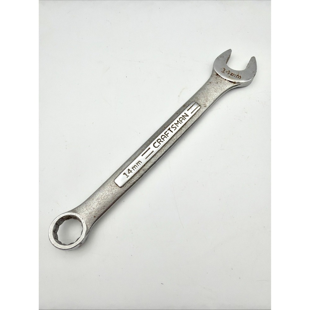 Vintage Craftsman V Series USA 14 MM 42918 Metric 12 Point Combination Wrench